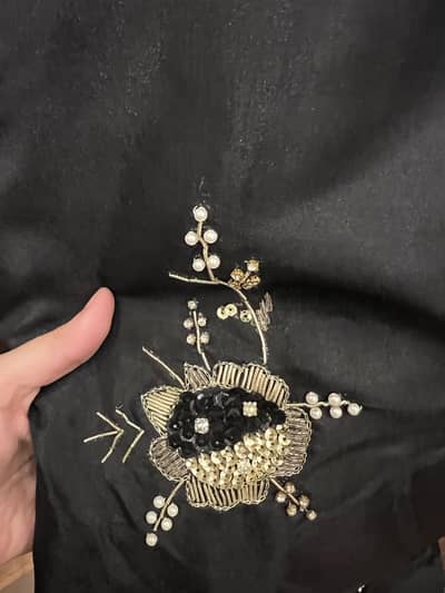 Vanya Black fancy handwork dress