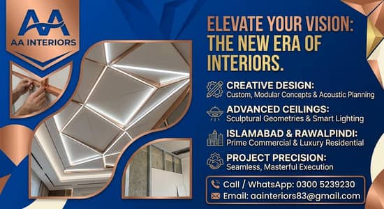ceiling & drywall partition services in Islamabad