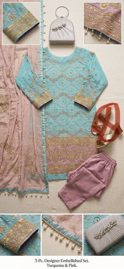 3 piece suit with clutch
