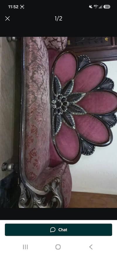 solid wooden shahi dewan 5 patti