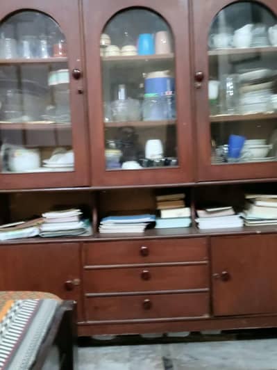 Pure wooden Divider, Showcase, Book shelf with wheels