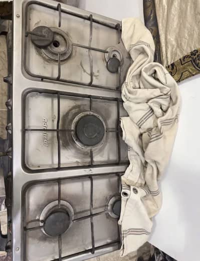 5 Burner Gas Cooking Range with Oven