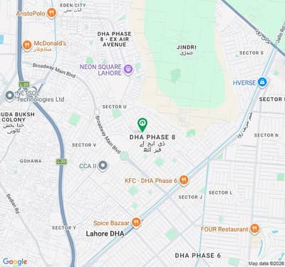 16 Marla Commercial Plot In Central DHA Phase 8 - CCA 1 For Sale