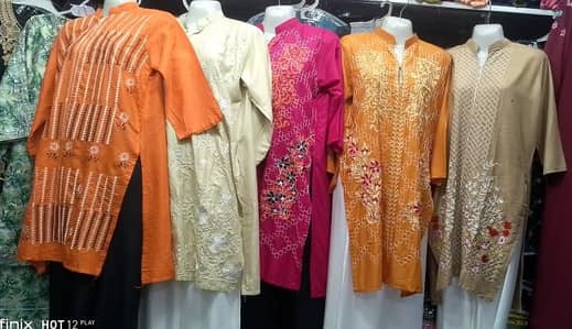 LINEN 2PC EMBROIDERED SHIRT