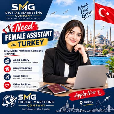 need female Assistant for abroad