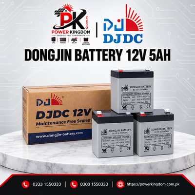 Dongjin DJDC 12V 5Ah Rechargeable Battery