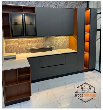 Wardrobe / Media wall / Kitchen Cabinets / Door /wood work / Cupboard