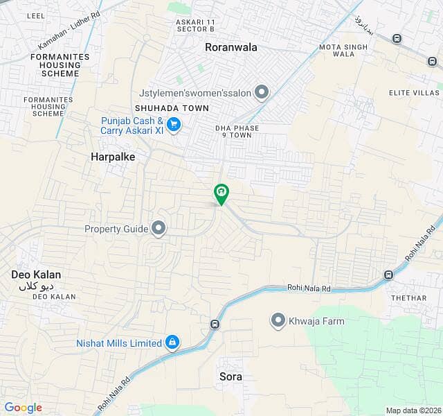 DHA PHASE 9 PRISM A BLOCK ROAD LEVEL PLOT 0