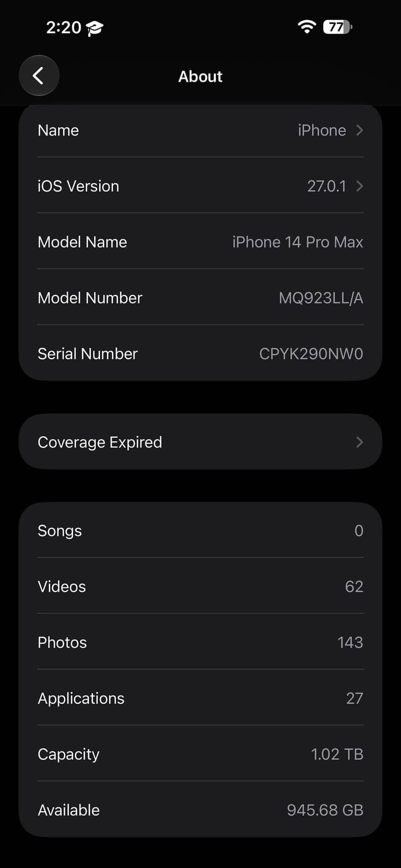 Apple iPhone 14 Pro Max 0