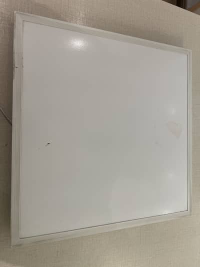 Backlit LED ceiling panel light