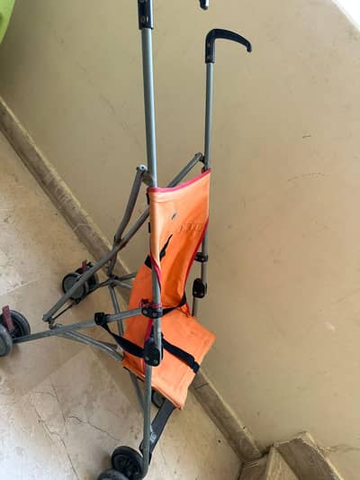 pram good condition metal heavy body.