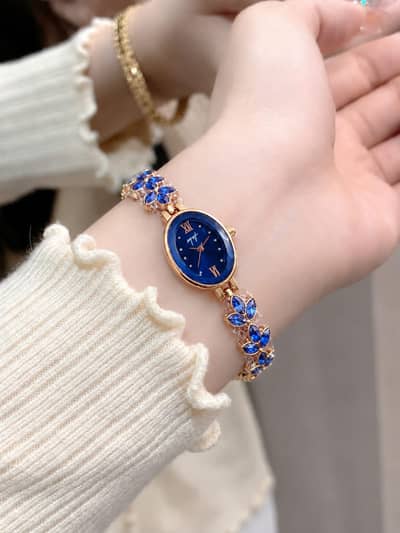 Royal charm floral watch