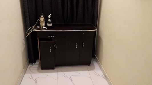 wooden iron stand
