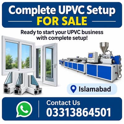 Complete Upvc Setup for sale