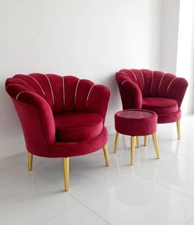 Premium Coffee Chairs Set (2 Chairs + 1 Table) for Sale