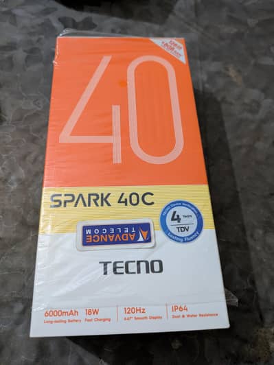 Tecno Spark 40C 4+4+128GB For Sale
