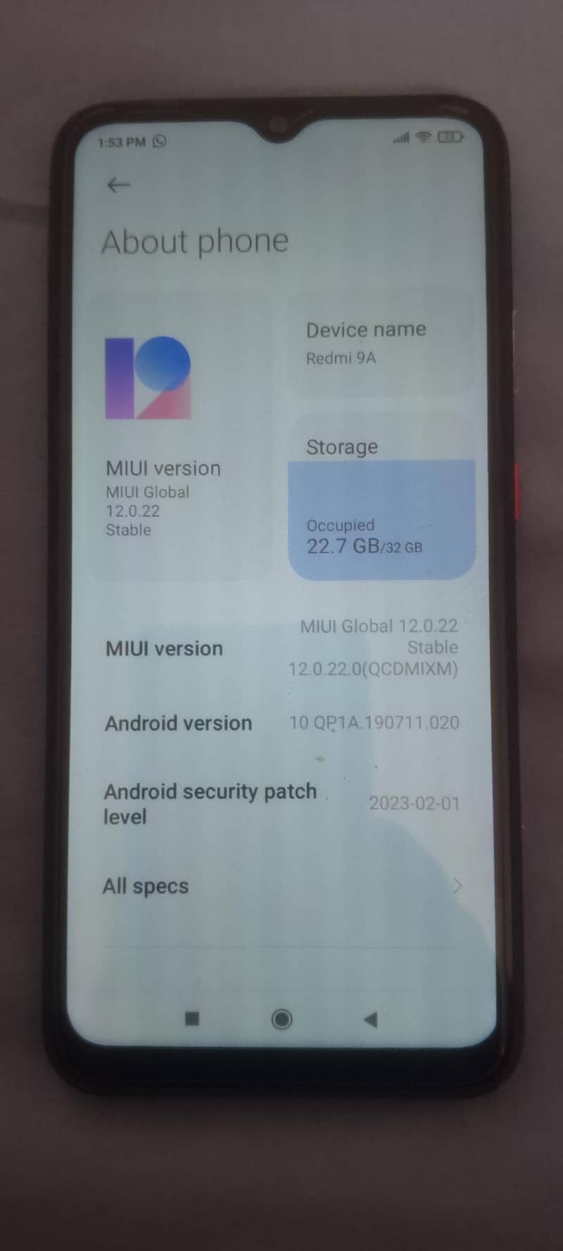 Xiaomi Redmi 9A 1