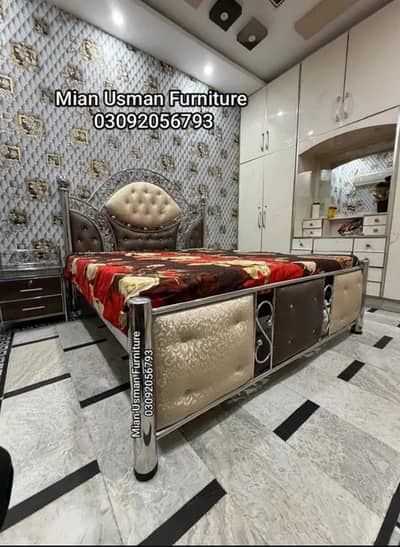 New Stainless Steel Double Bed/King Size bed/Non magnetic beds/single