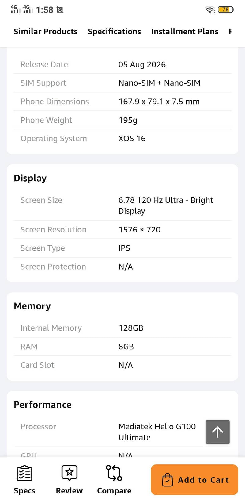 Infinix Other Model 2