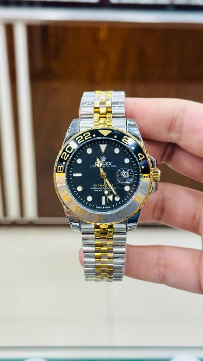 GMT Stainless steel Chain watch