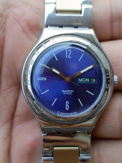 Original Swatch Irony Swiss Watch (Full Length Original Chain)