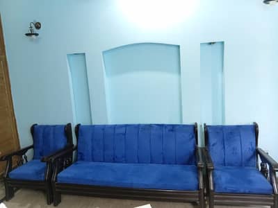 100% pure wood 5 seater sofa set