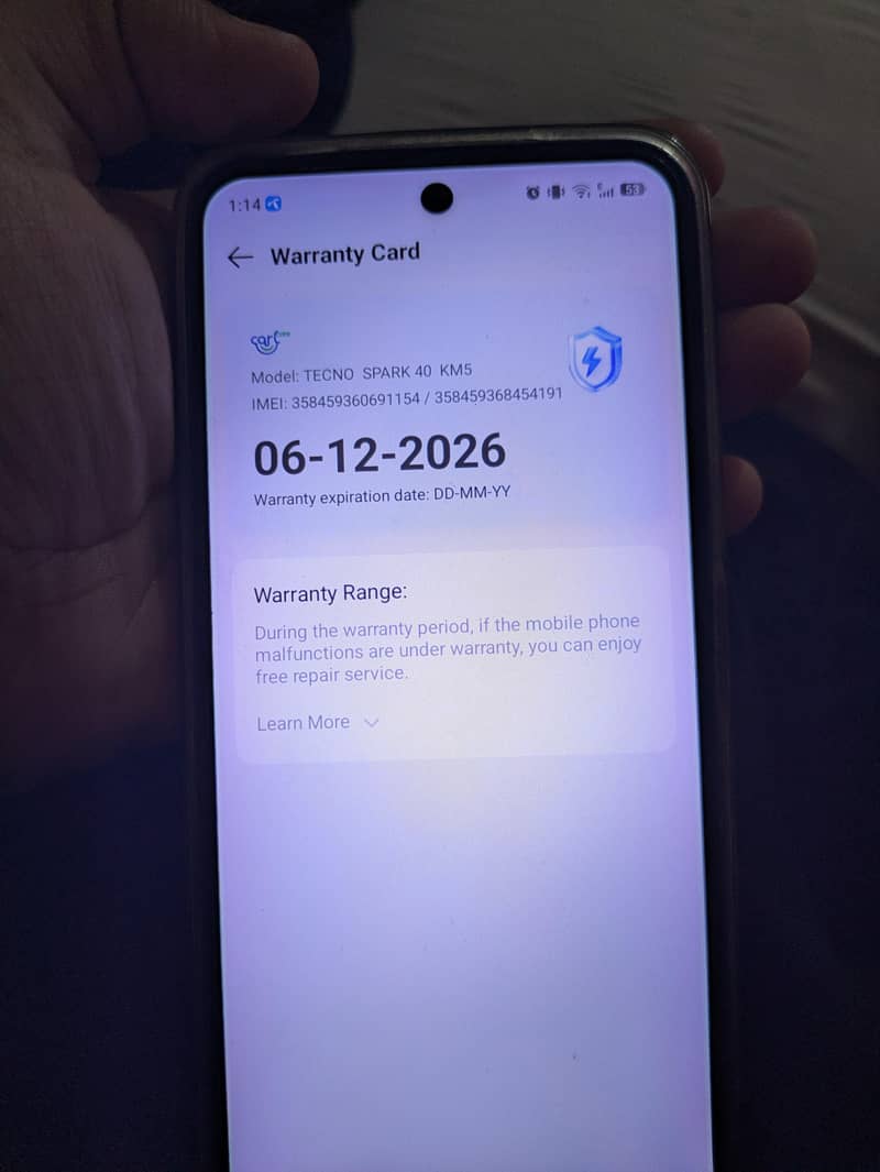 Tecno spark 40 5