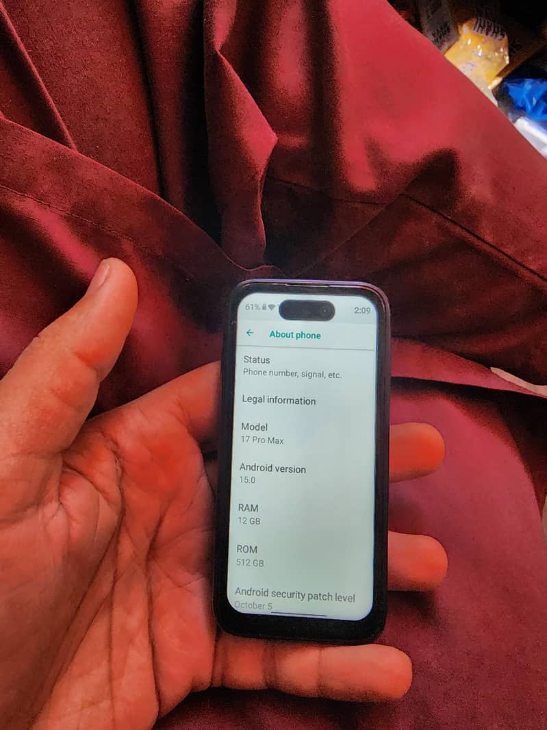 Mini Apple iPhone 17 Pro Max 1