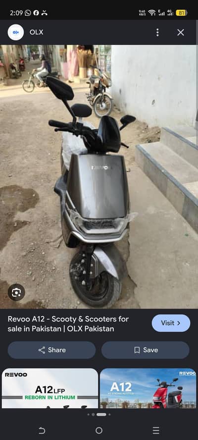 selling my electric scooter with warranty