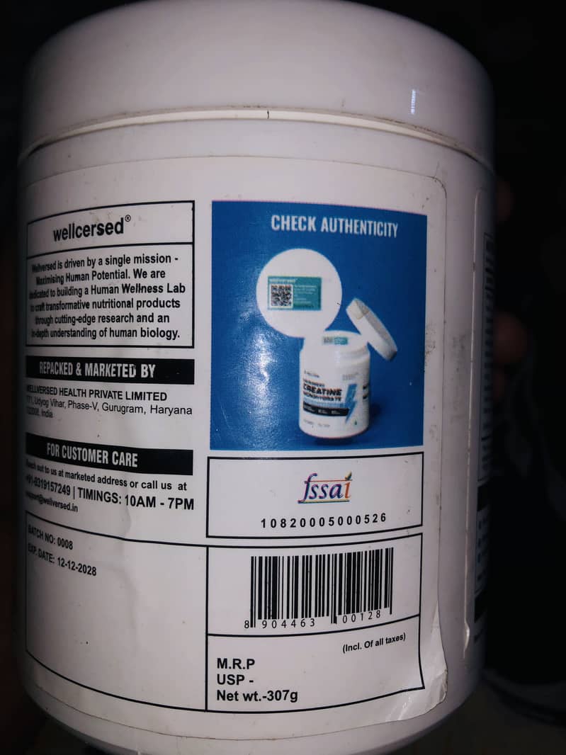 Micronized creatine monohydrate 6