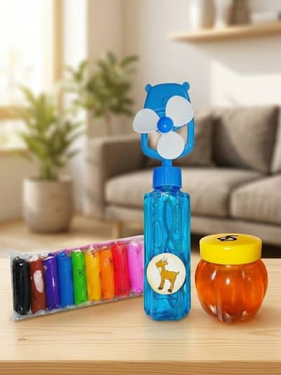slim and bubbles blower and clay multipu colours