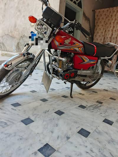 the official legal document proving who owns a motorcycle.