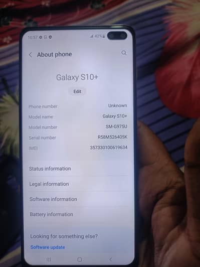 Samsung S10 Plus non pta