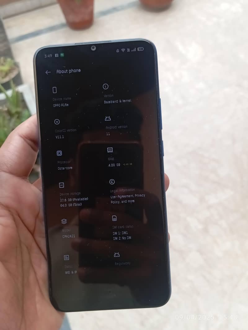 OPPO A16e 0