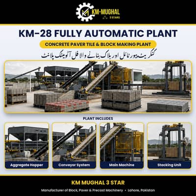 Block Making Machine | Tuff Tile & Paver Tile – Hollow & Solid Block