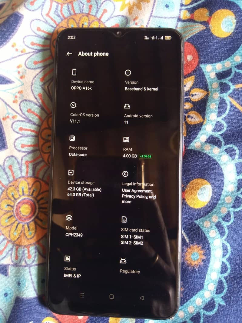 OPPO A16k 2