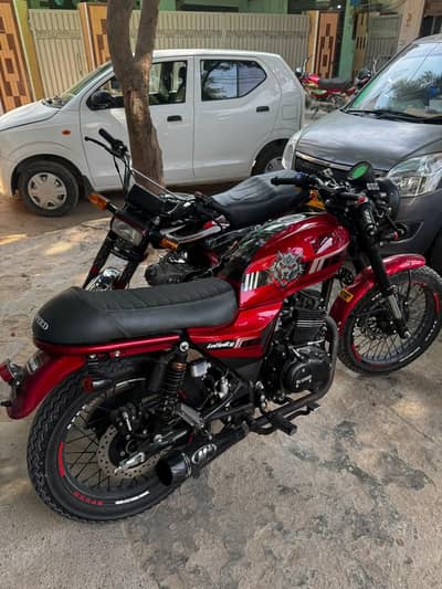 hi-speed infinite 150cc red colour