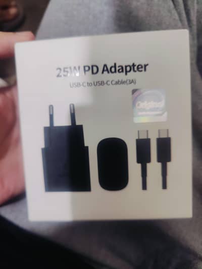 Samsung 25 Watt fast charger With box