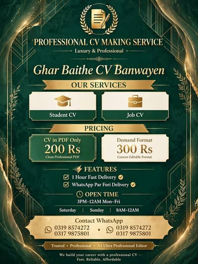 Professional CV / Resume Making