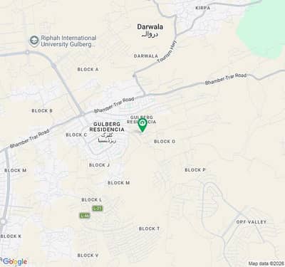 Residential Plot For Sale In Gulberg Residencia - Block O