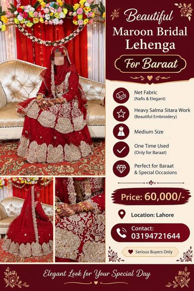 bridal lehnga for sale