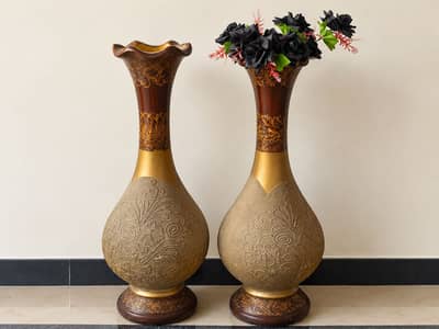 pair of tall vases