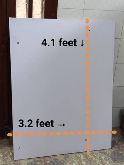 white laminated wooden plank
