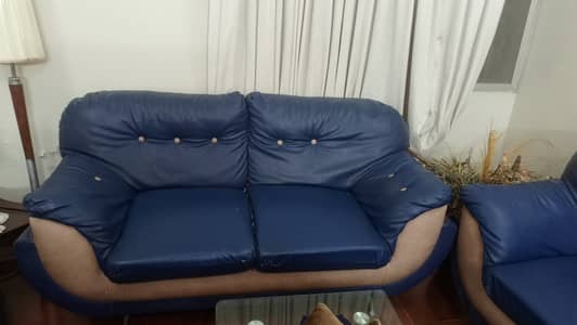 Leather sofa