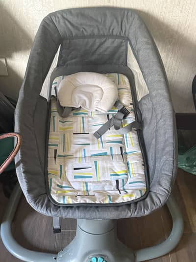 New born baby. Swing