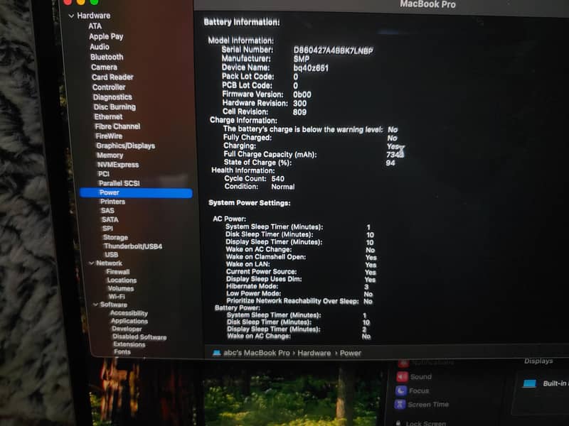 Mac book 2019 Pro 0