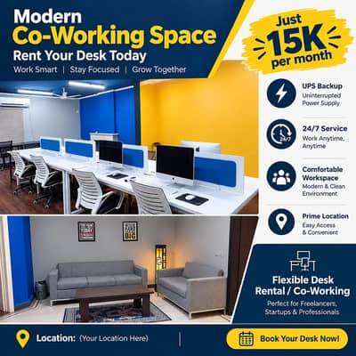 Desk Co-Working Gulberg 3