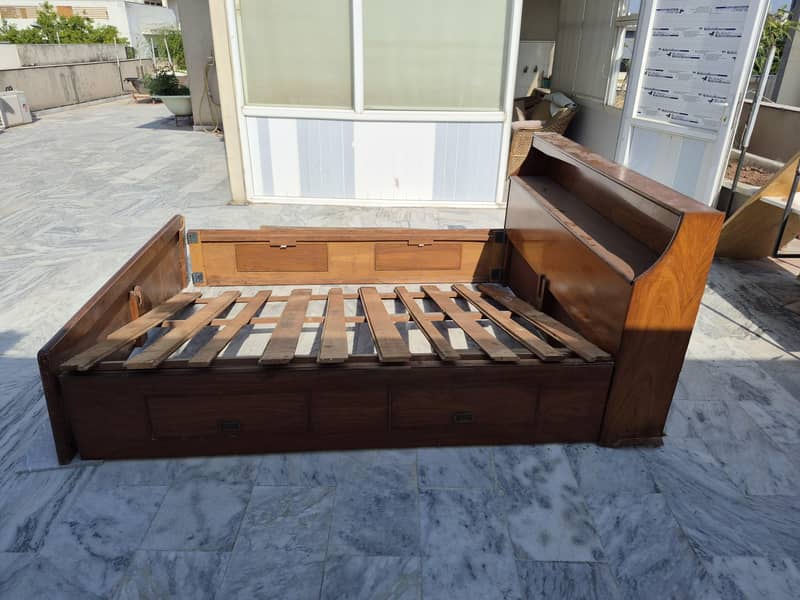 Bed Set with Drawer Table 3