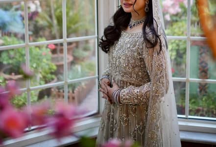Faiza Saqlain inspired Bridal dress, Size Small/Medium