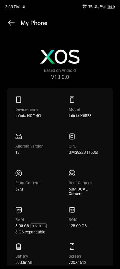 Infinix Hot 40i